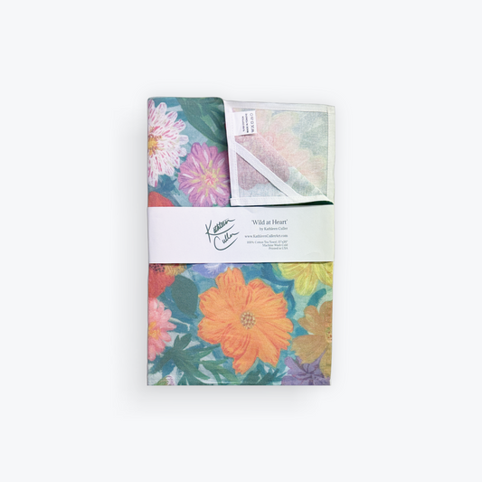 Wild at Heart - Tea Towel 15"x20" (Full Coverage Print)