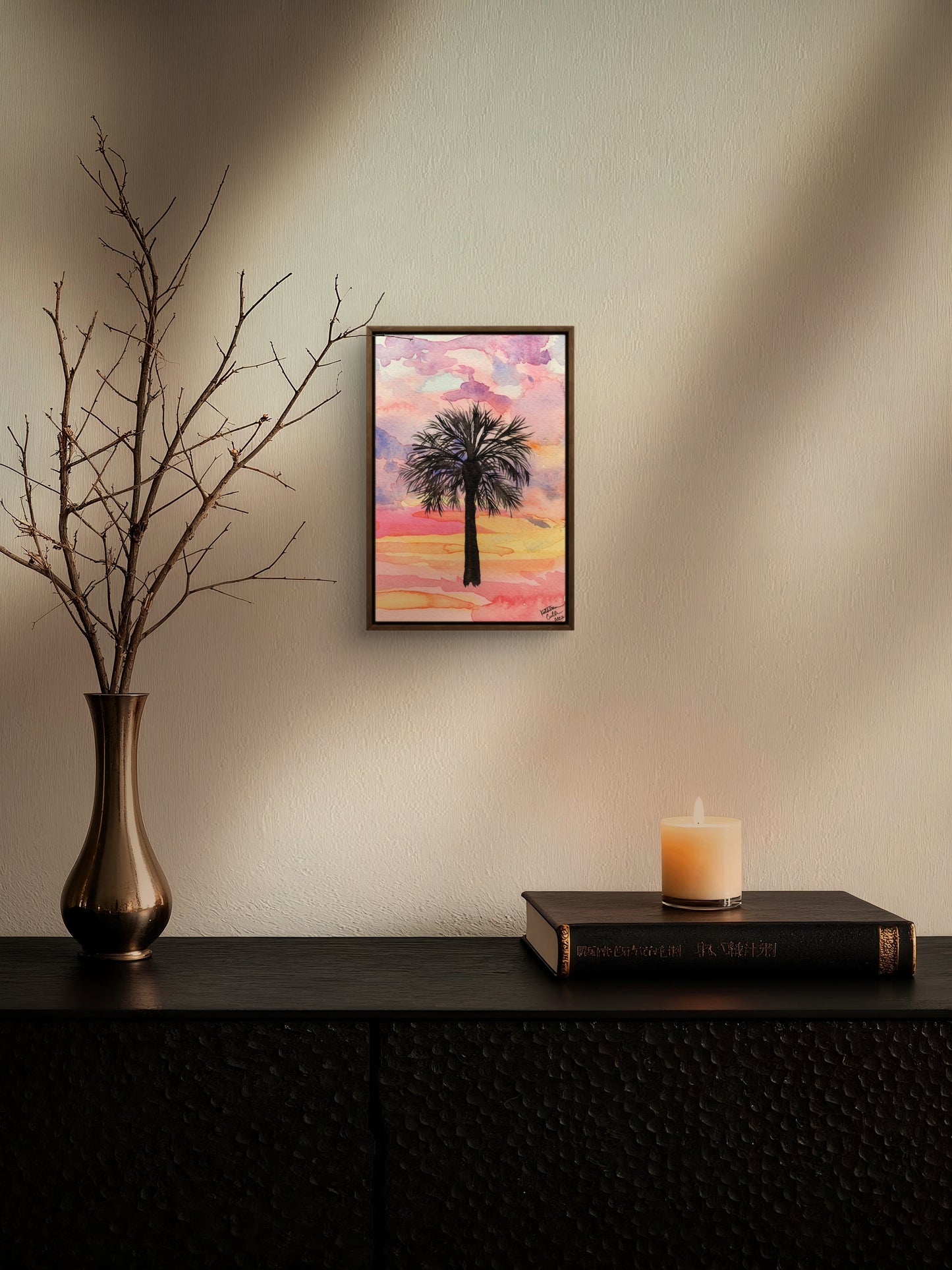 Palmetto Sunset - Giclee Art Print