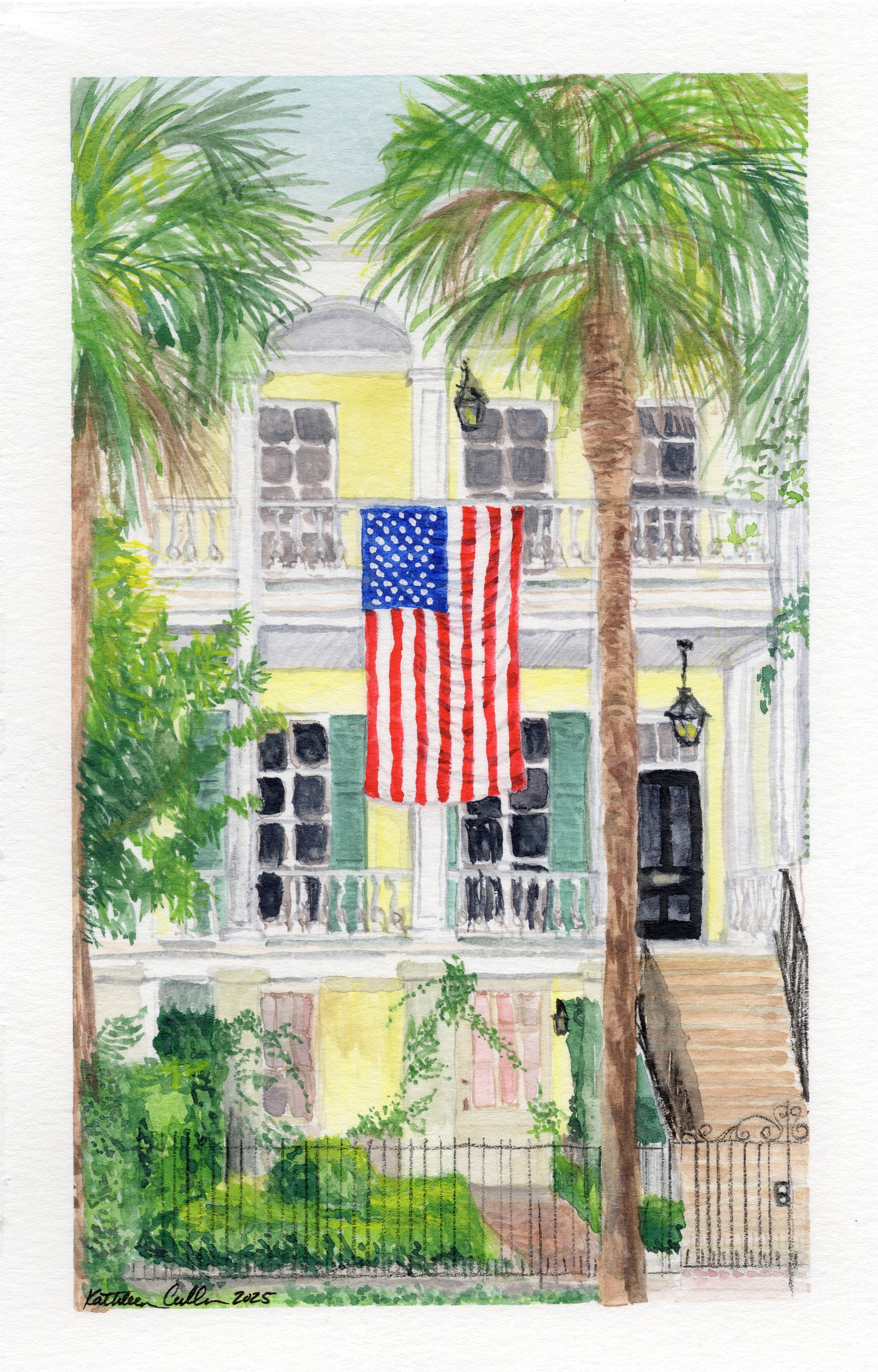 God Bless America - Giclee Art Print