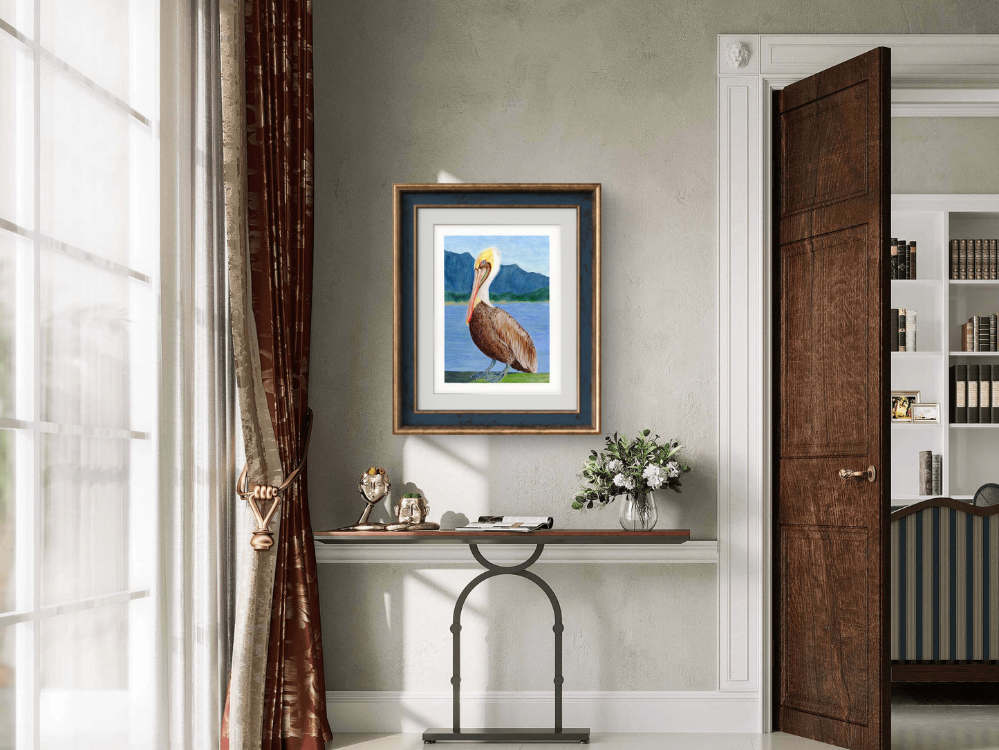 Pinocchio Pelican - Giclee Art Print