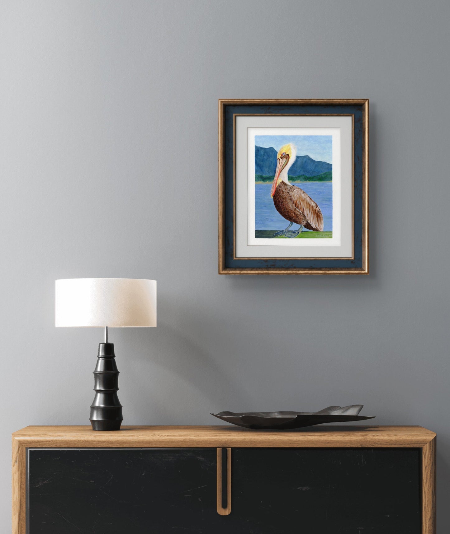 Pinocchio Pelican - Giclee Art Print