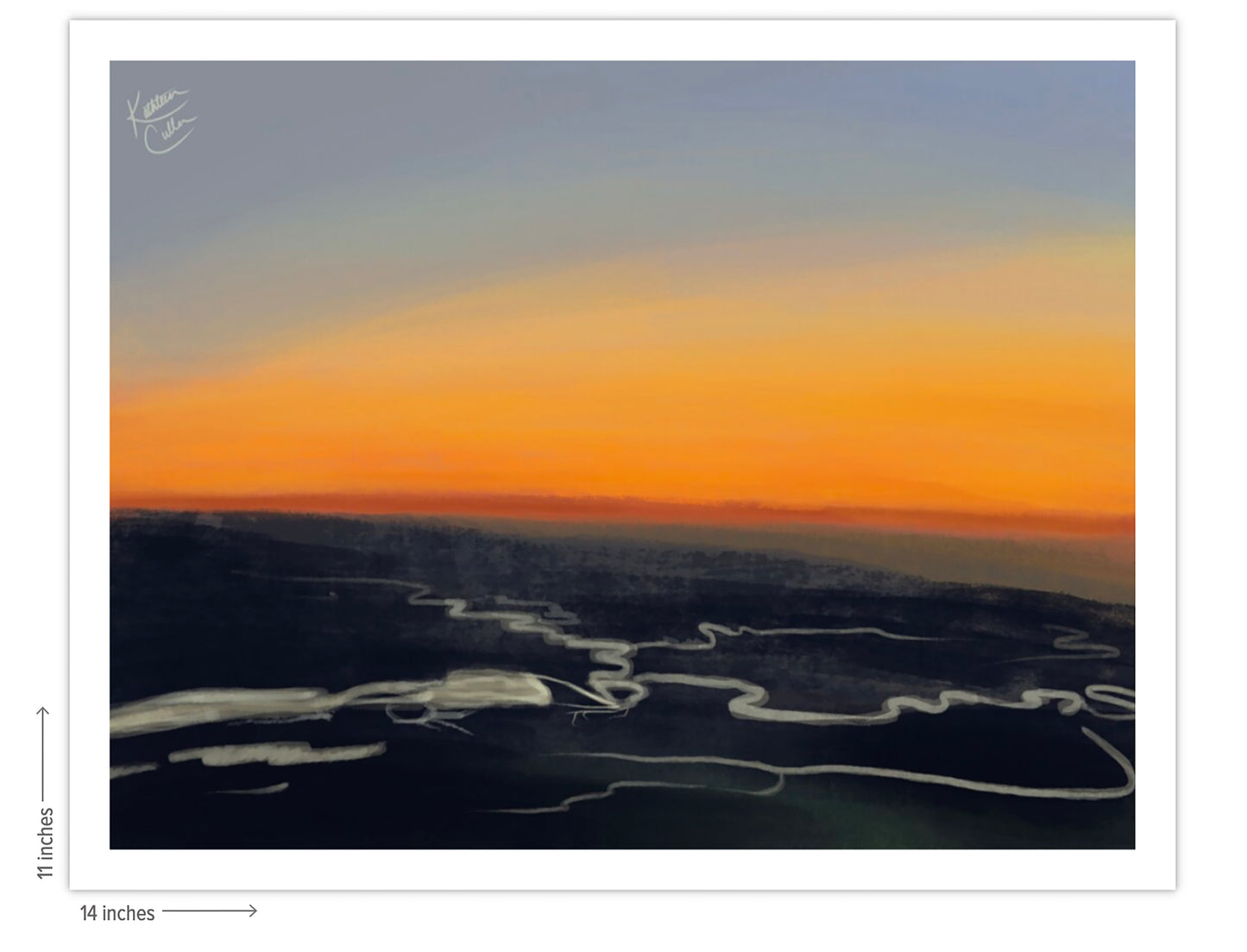 A New Day Begins - Giclee Art Print
