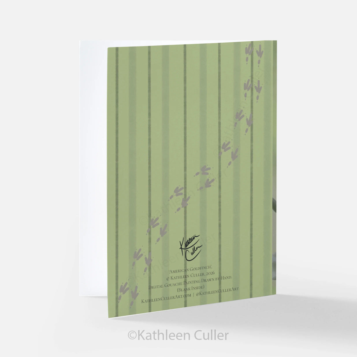 American Goldfinch - Art Note Card