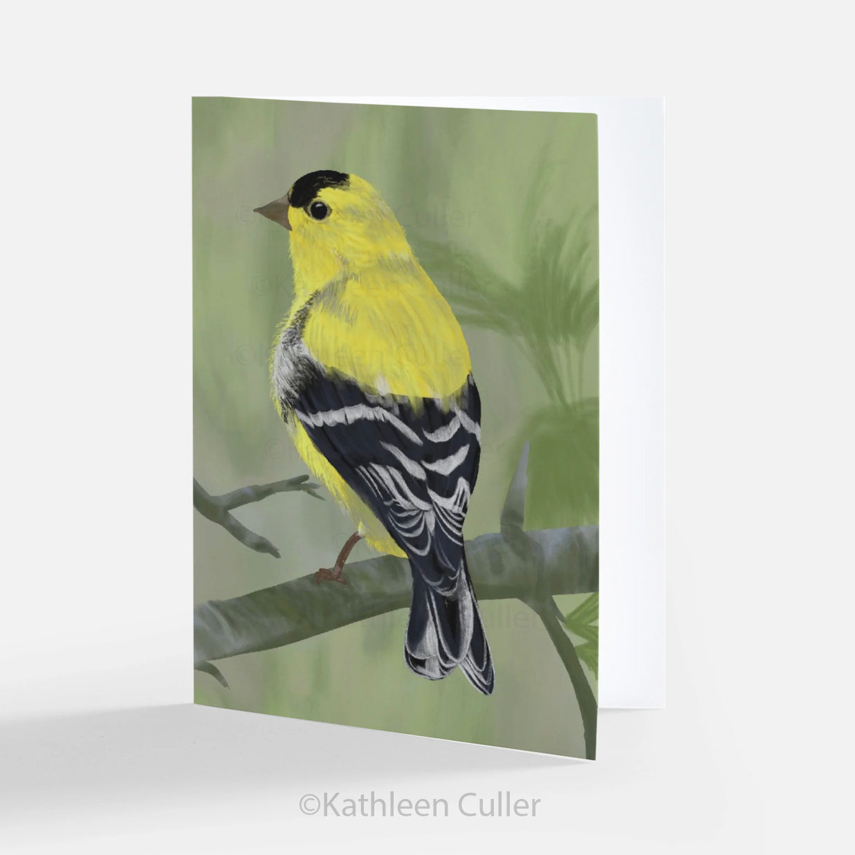 American Goldfinch - Art Note Card