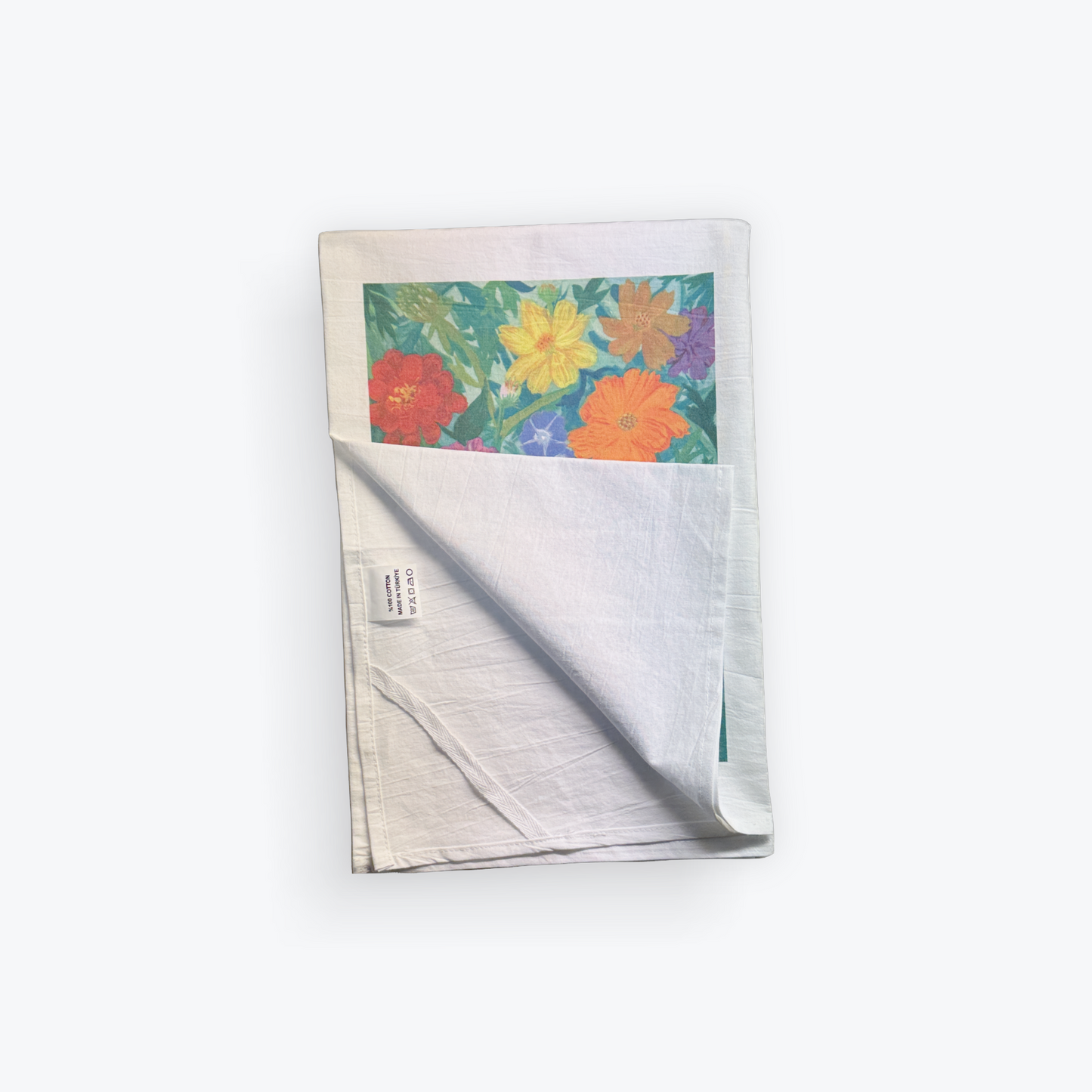 Wild at Heart - Flour Sack Tea Towel 27"x27" (Double sided)