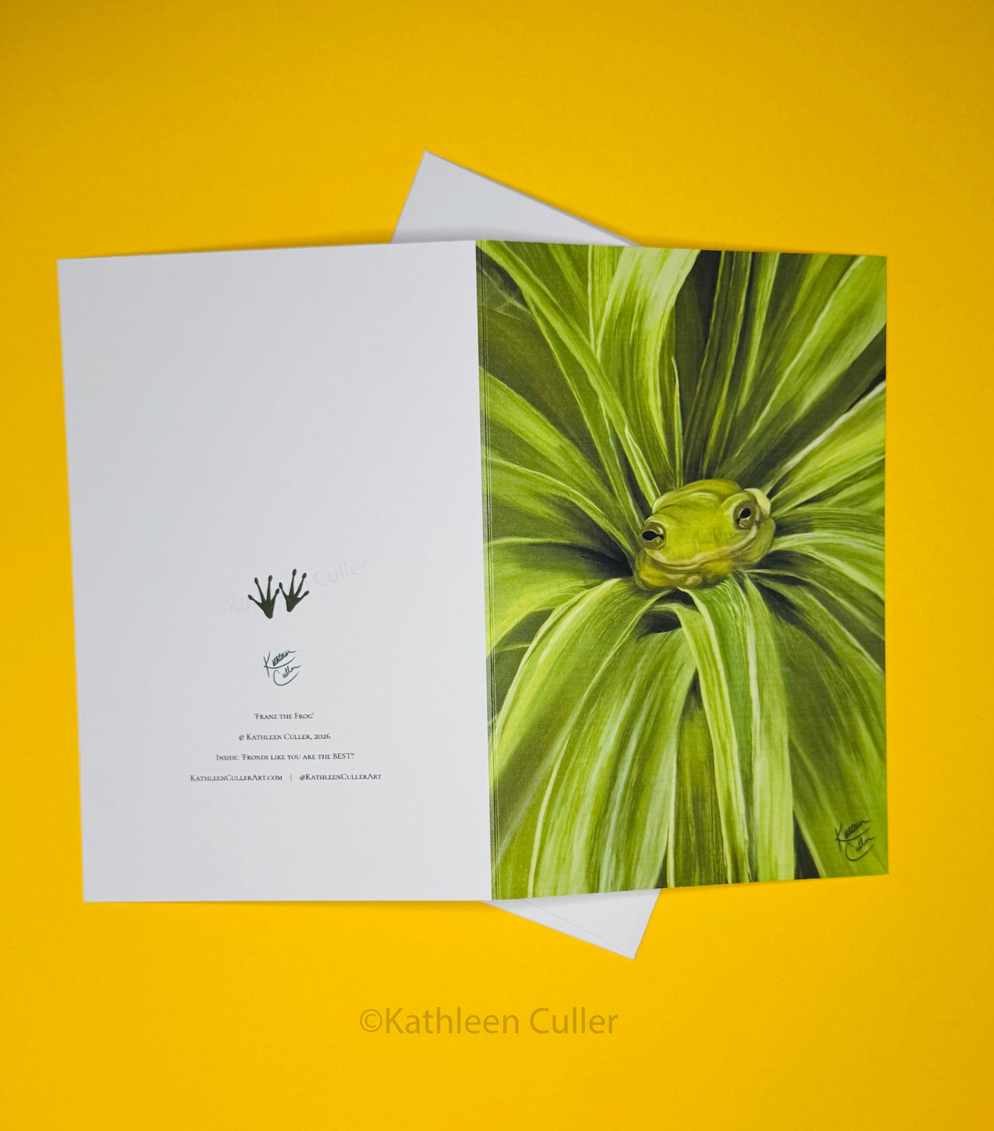 'Fronds Like You' - Art Greeting Card