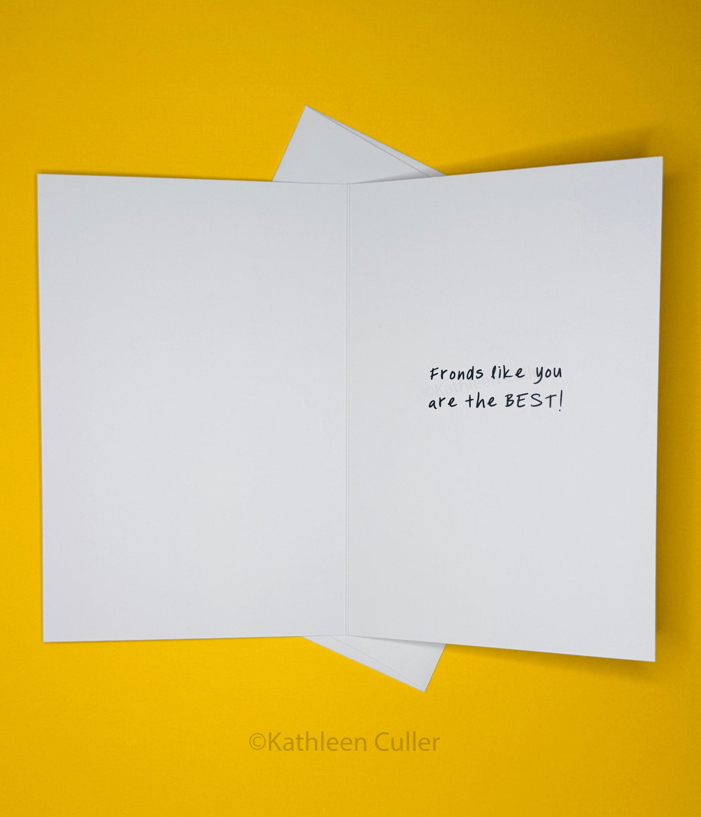'Fronds Like You' - Art Greeting Card