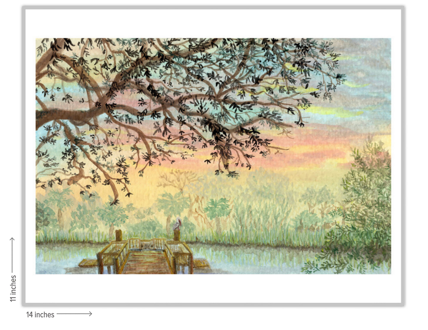 Lowcountry Sunrise - Giclee Art Print