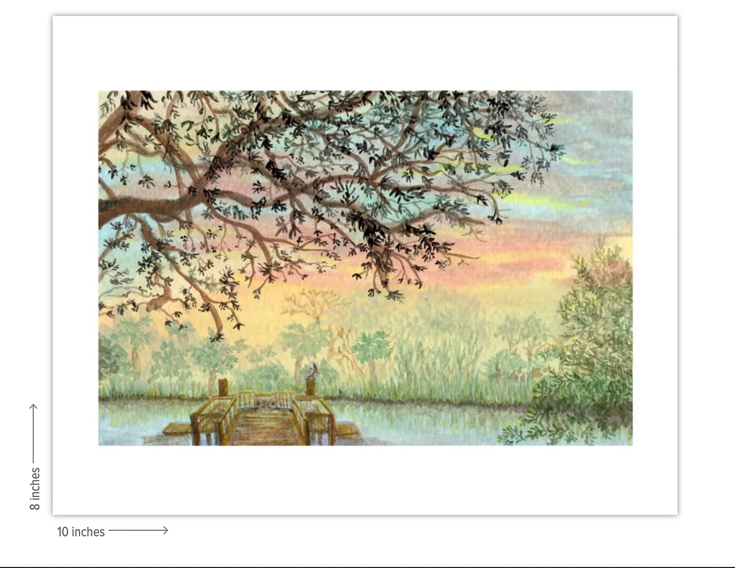Lowcountry Sunrise - Giclee Art Print