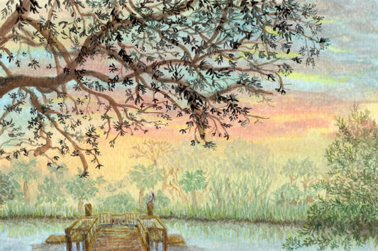 Lowcountry Sunrise - Giclee Art Print