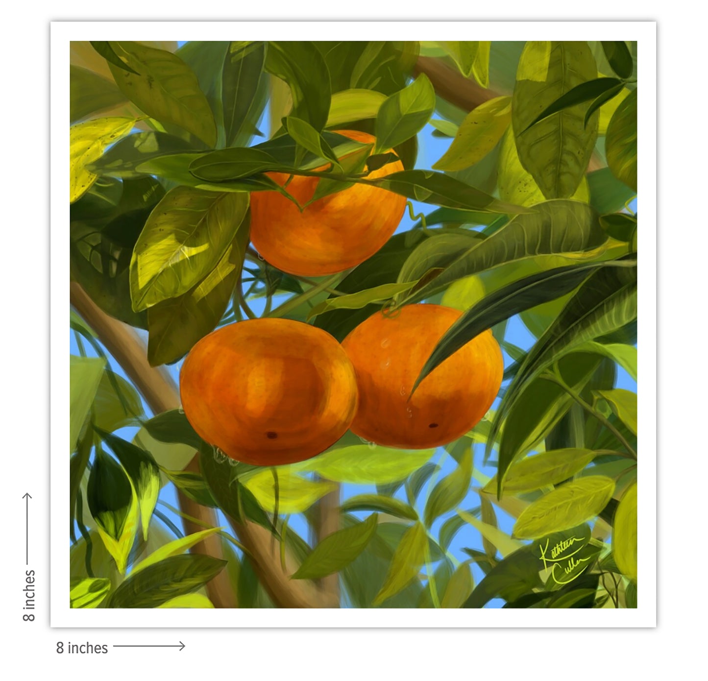 Oranges - Giclee Art Print