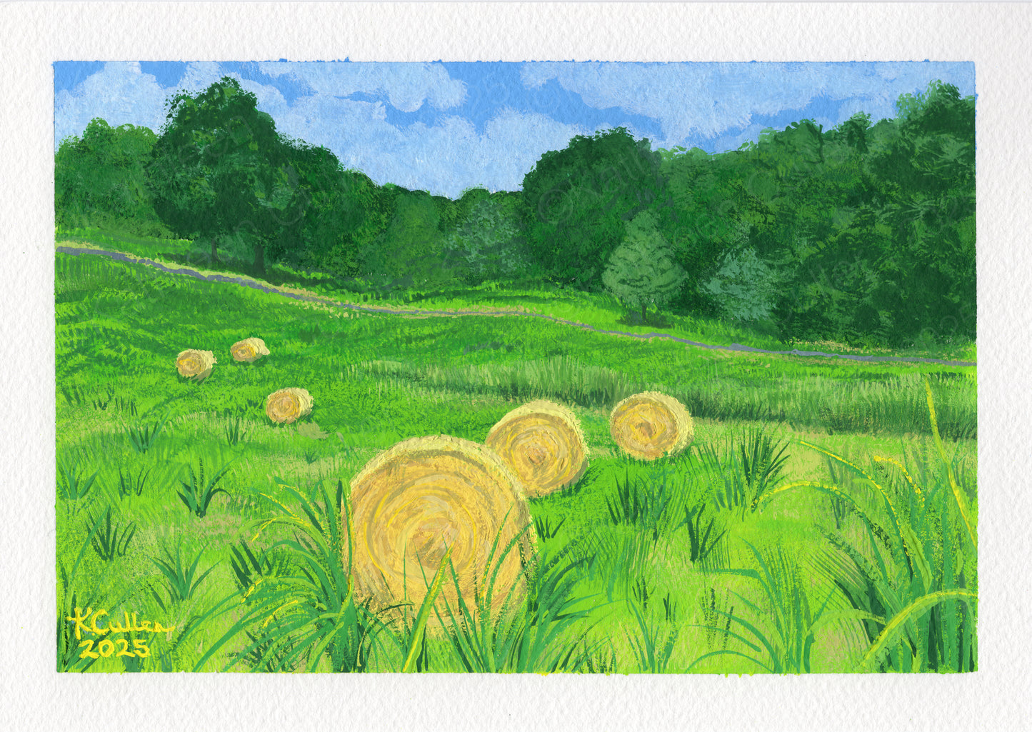 Peace in a Field - Giclee Art Print