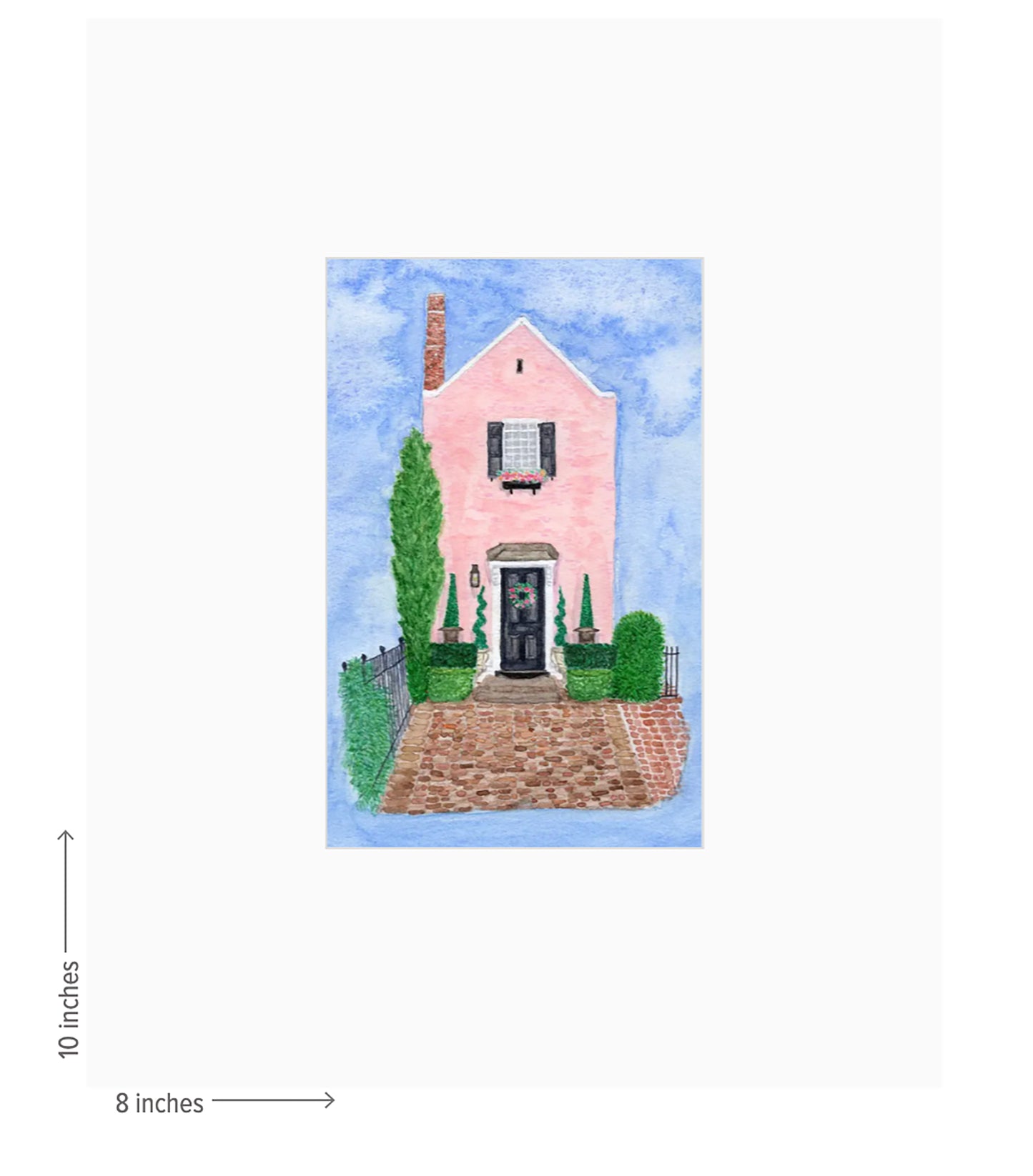 Pink House - Giclee Art Print