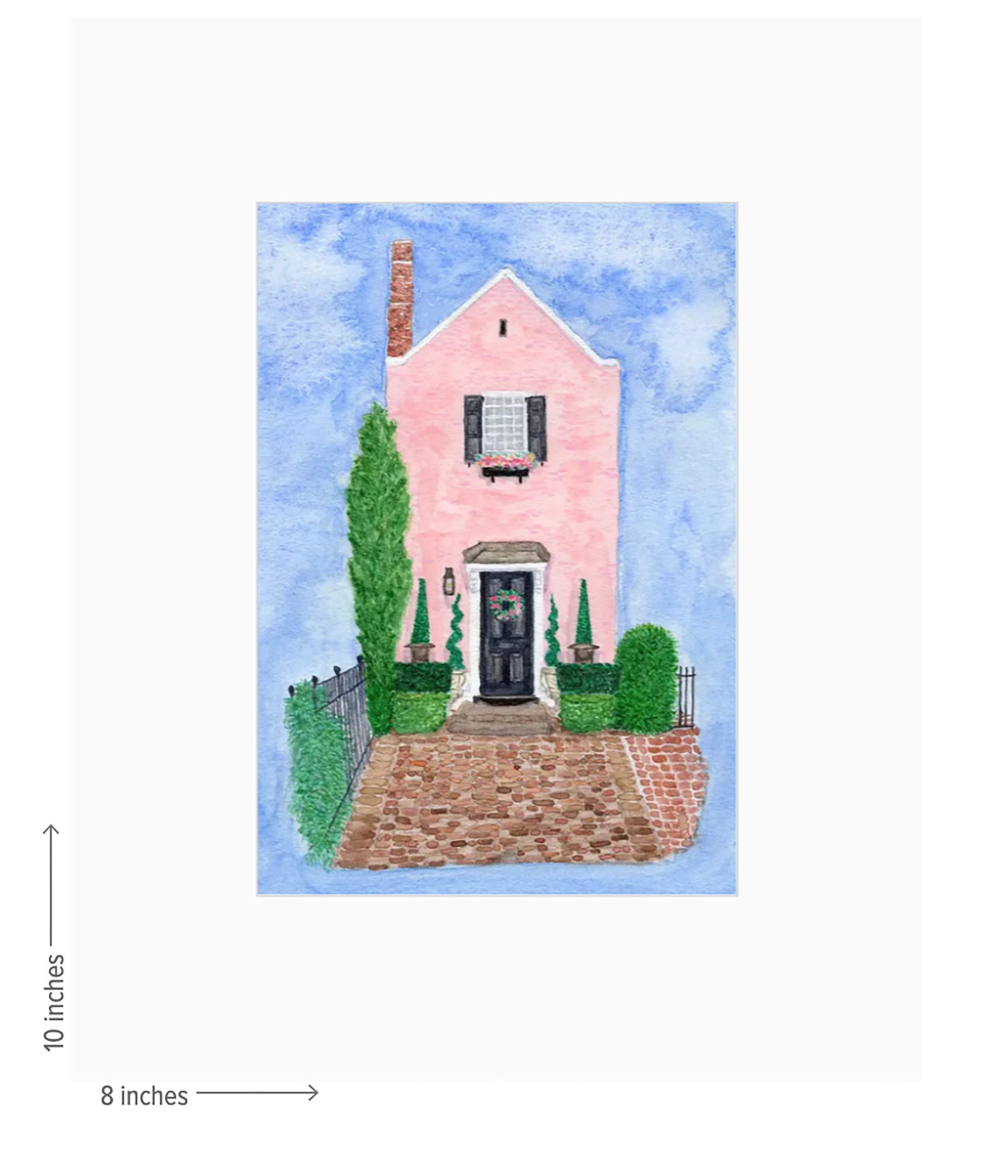 Pink House - Giclee Art Print