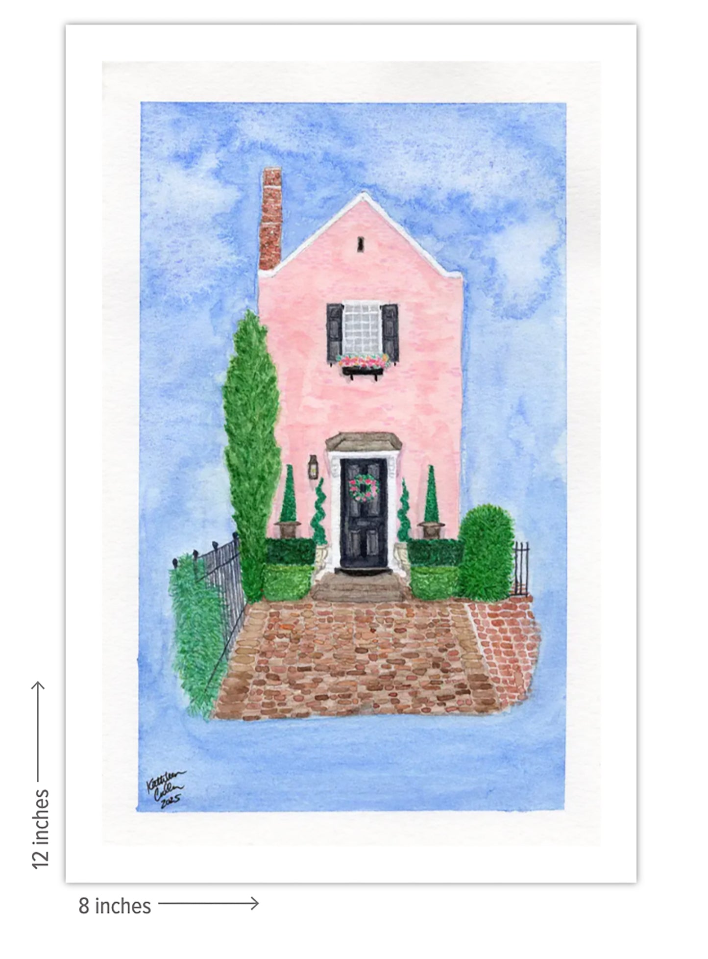 Pink House - Giclee Art Print