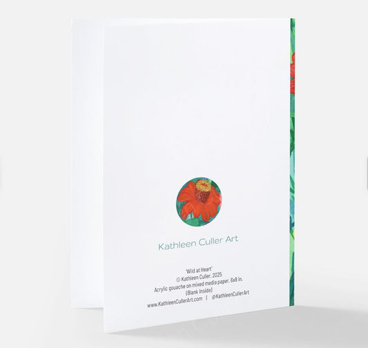 Wild at Heart - Art Note Card